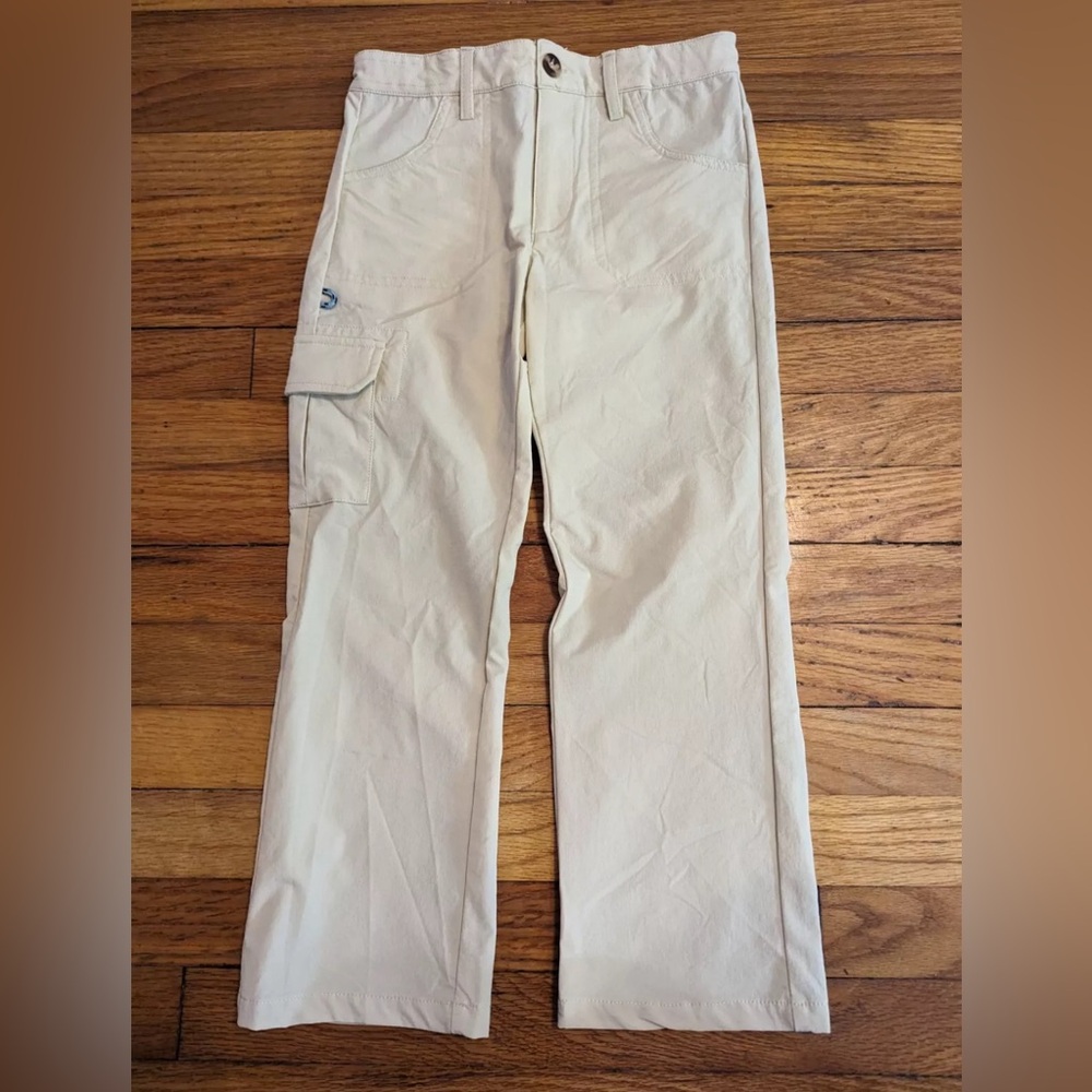 PRODOH Angler Pants Boys size 5 Pumice Stone Performance Khaki Fish